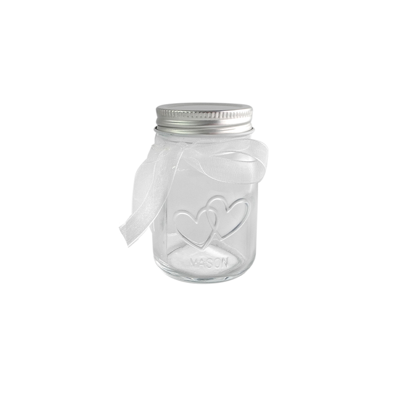 Embossed Glass Storage Jar YD-STJ-036