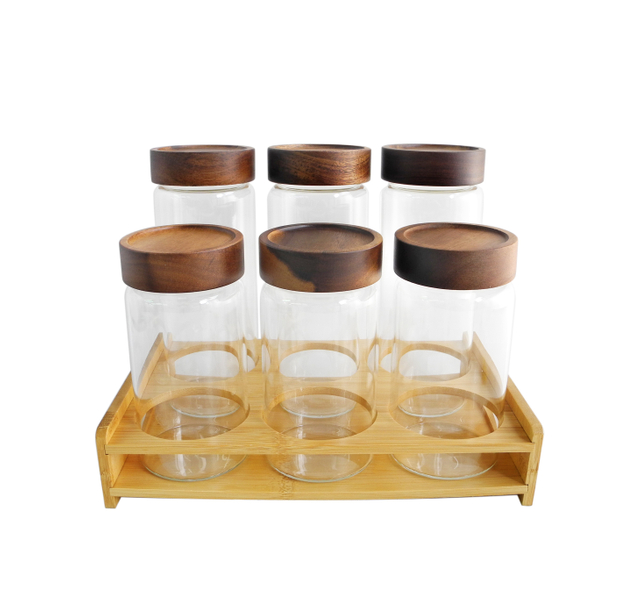 Wooden Cover for High Borosilicate Glass Storage Tank YD-STJ-093