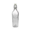 Relief Transparent Glass Clasp Bottle YD-BOT-046