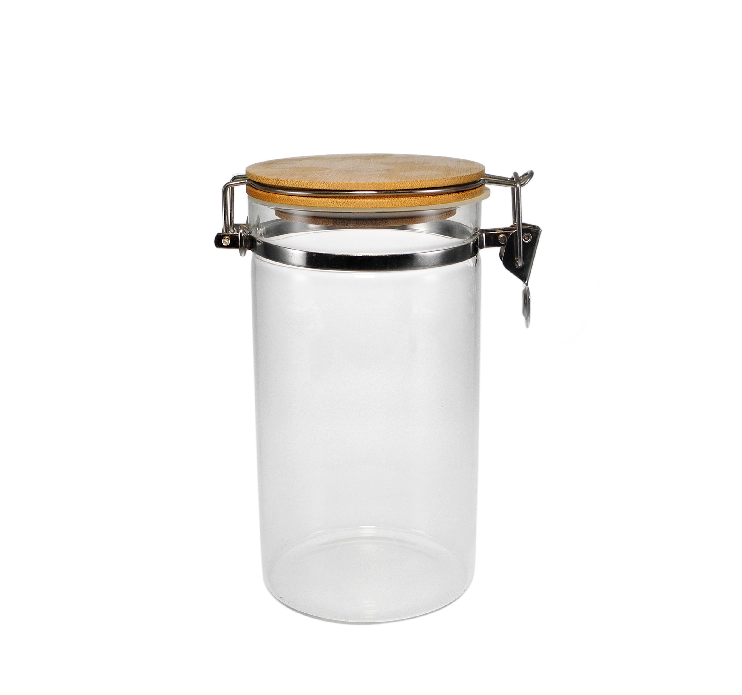 Wooden Sealed Cover with High Borosilicate Glass Storage Tank YD-STJ-106