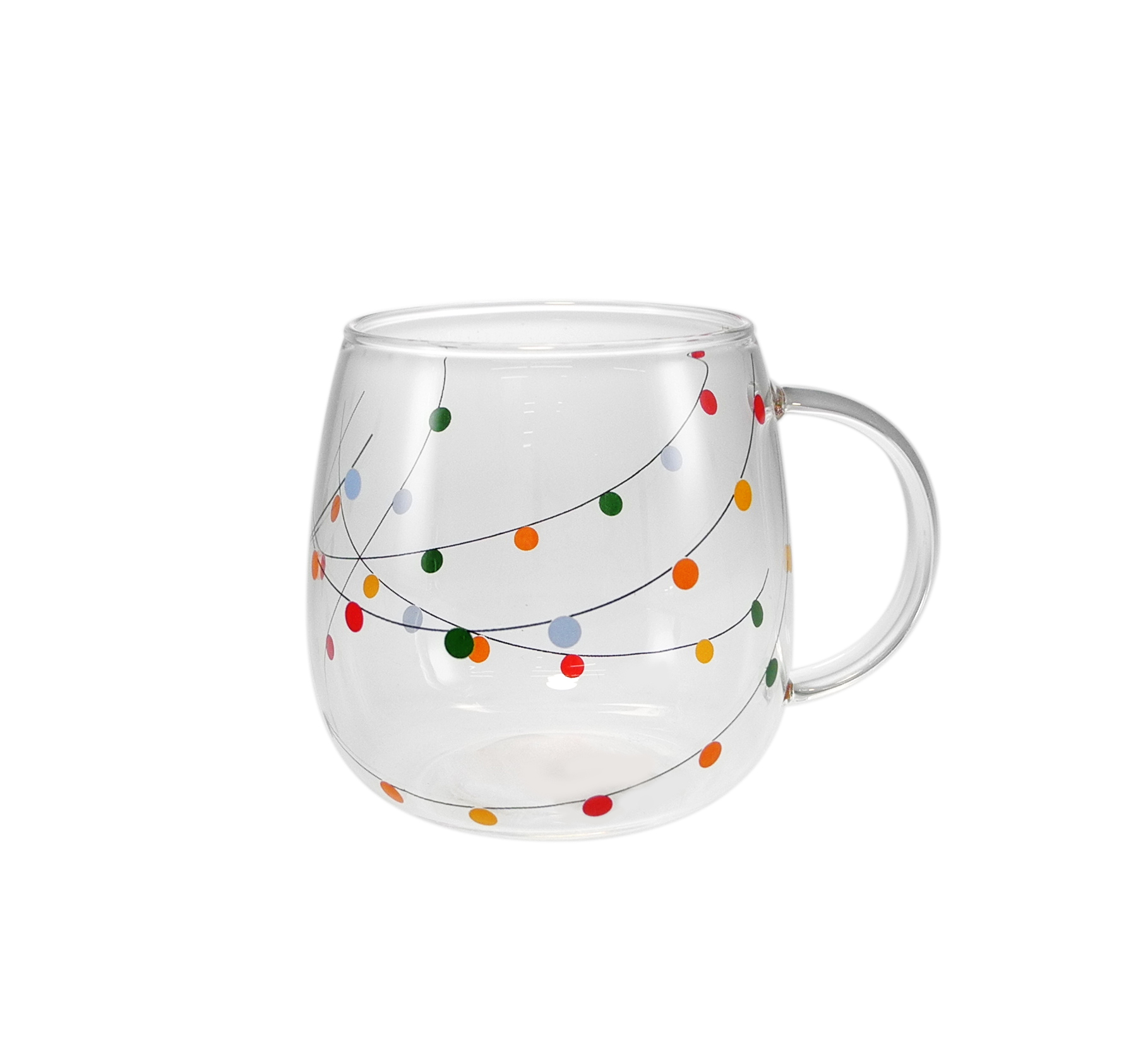 Special-shaped Handle High Borosilicate Glass Cup YD-CPU-110