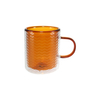 External Cup with Decorative Patterns Made of Double-layer High Borosilicate Glass YD-CPU-107