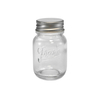 Silver Stainless Steel Lid with Embossed Patterns, High Borosilicate Glass Storage Jar YD-STJ-155