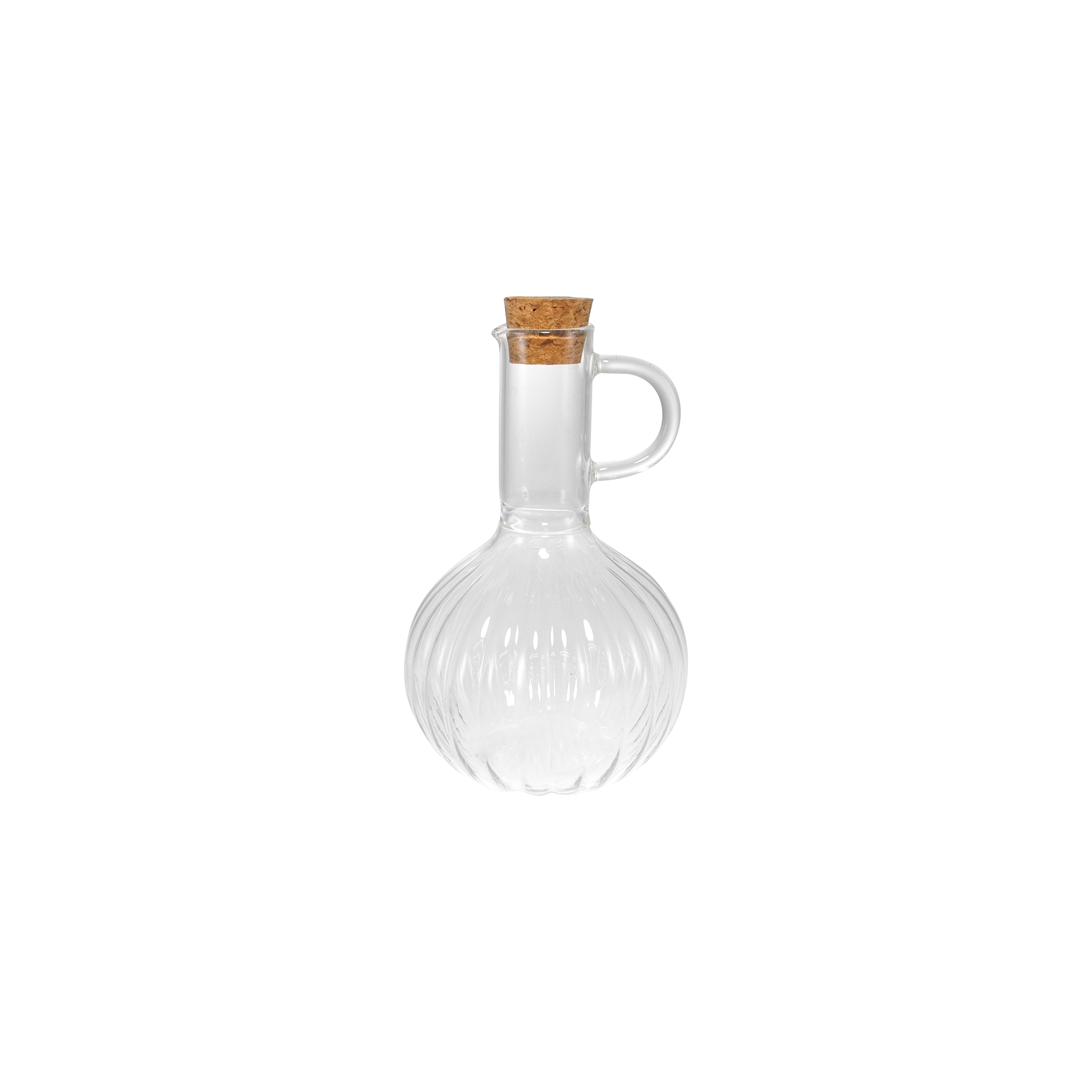 Vertical Striped Borosilicate Glass Kettle YD-KEL-001