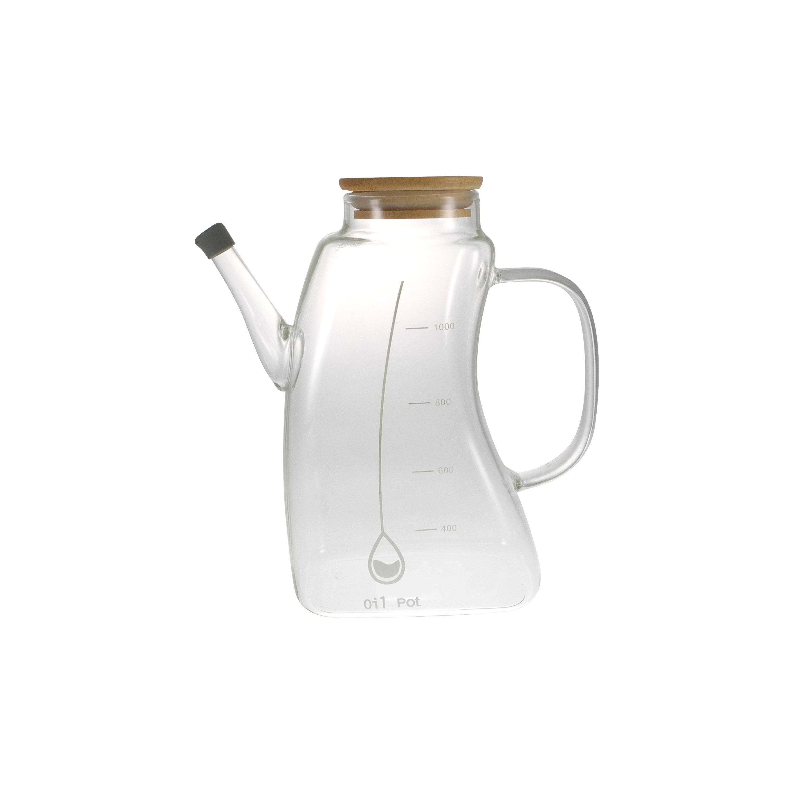 Scale Line High Borosilicate Glass Kettle YD-KEL-002