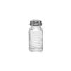 Silver Stainless Steel Lid Salt And Pepper Glass Bottle YD-SPB-009