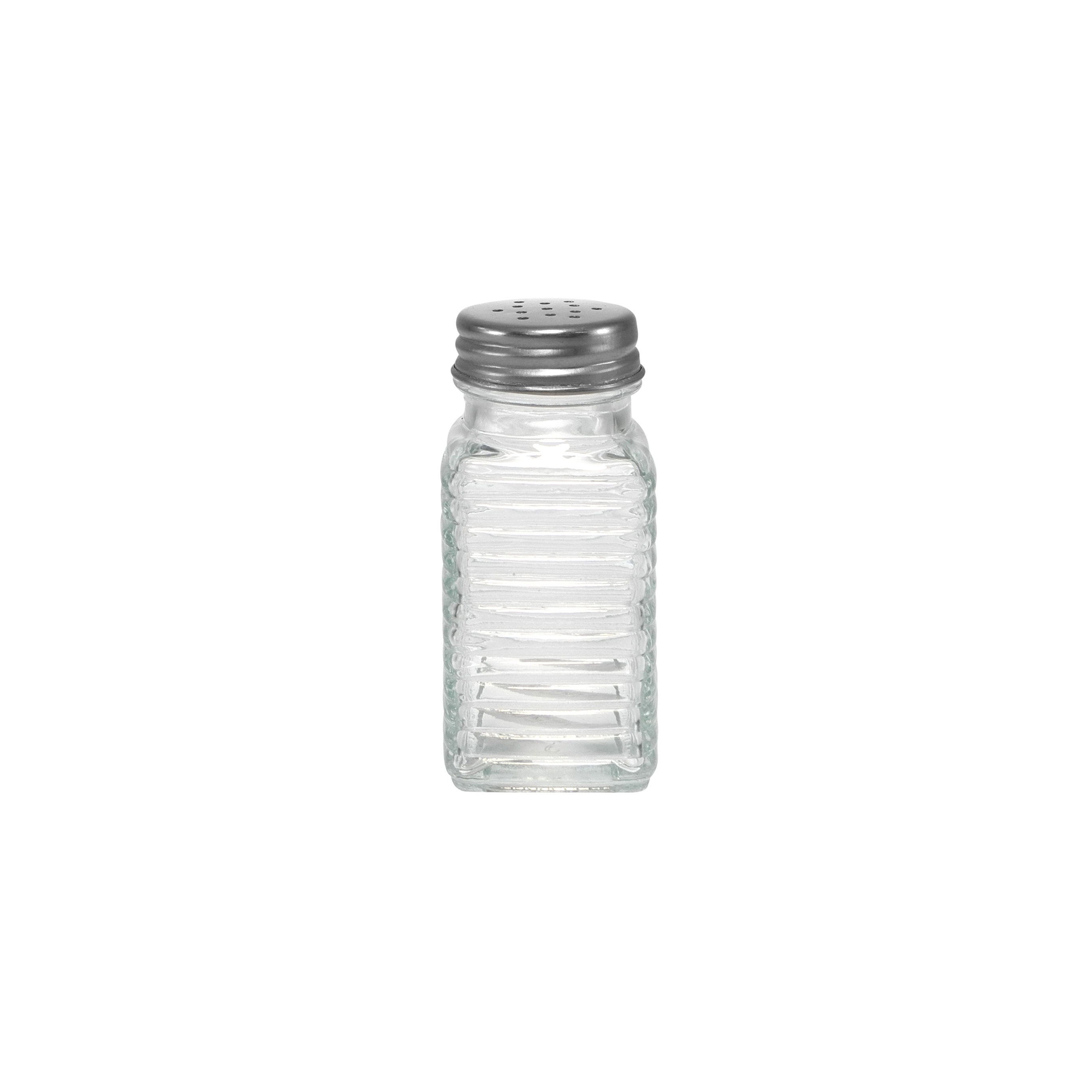 Silver Stainless Steel Lid Salt And Pepper Glass Bottle YD-SPB-009