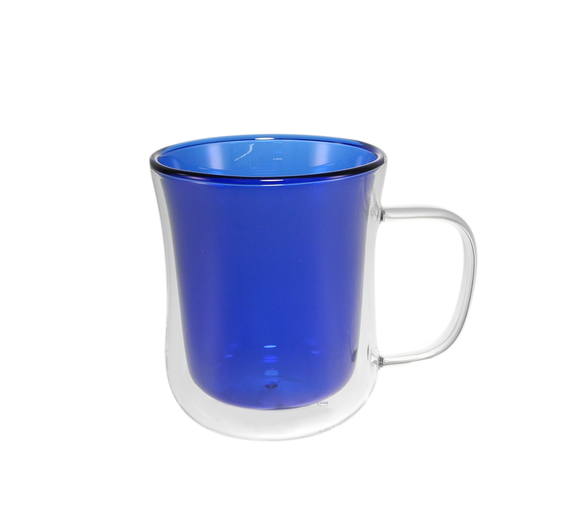 Colored Glass Cup with Handle And High Borosilicate Glass Material YD-CUP-137