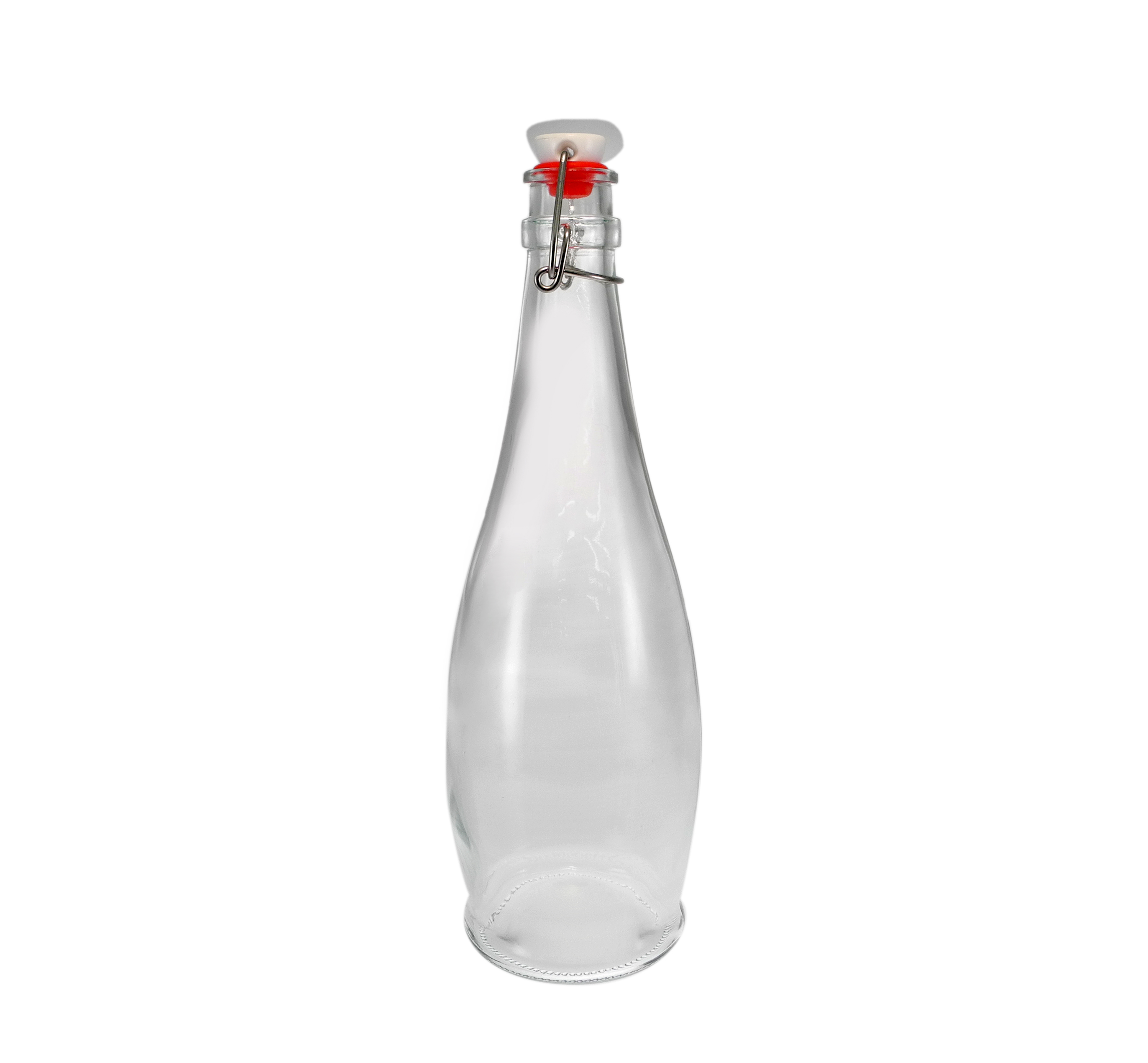 Cylindrical Relief Glass Stopper Bottle YD-BOT-035