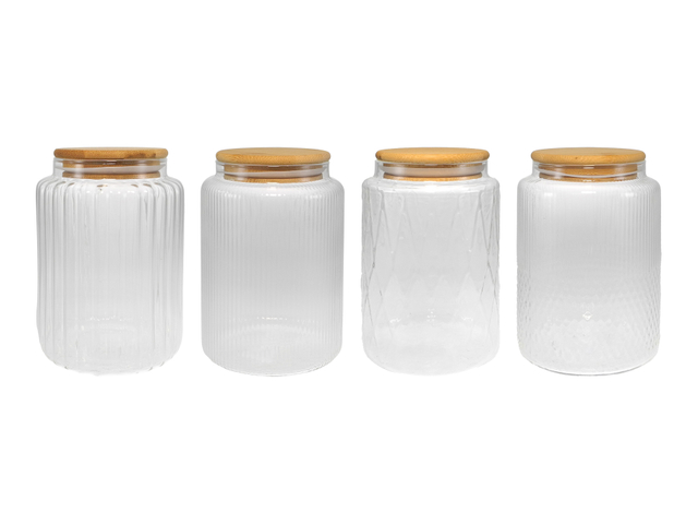 Wooden Lid for High Borosilicate Glass Storage Jar YD-STJ-078