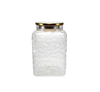 Dot-relief High Borosilicate Glass Storage Jar YD-STJ-086
