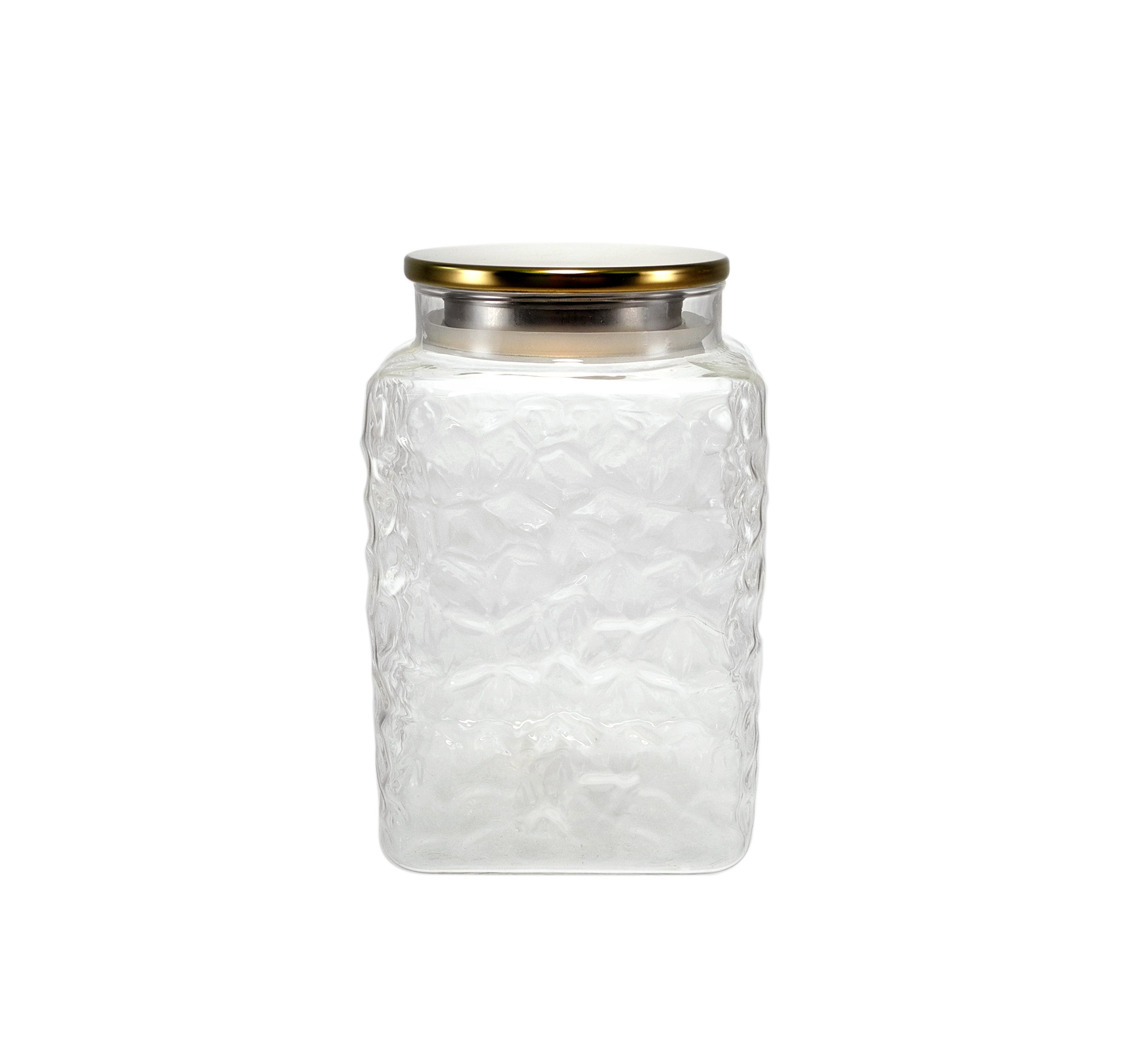 Dot-relief High Borosilicate Glass Storage Jar YD-STJ-086