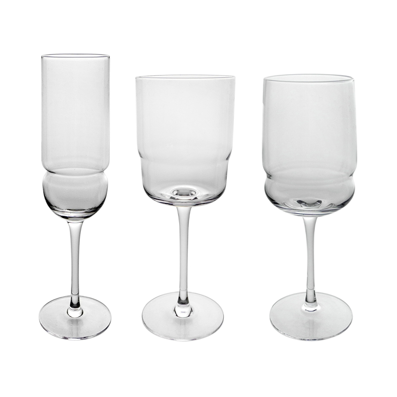 Transparent Special-shaped Wine Glass YD-PTC-050