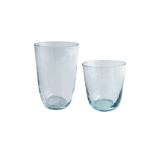 Blue Textured Glass Cup YD-CUP-068