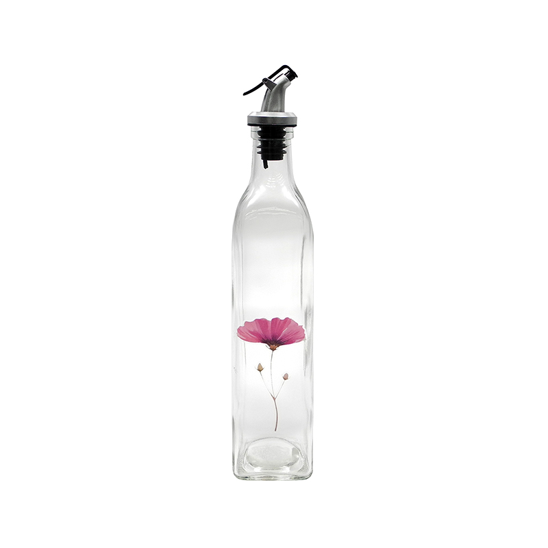 A Single Sticker Glass Oil Bottle YD-OVB-032