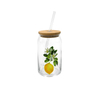 Printed Glass Straw Cup YD-CUP-081