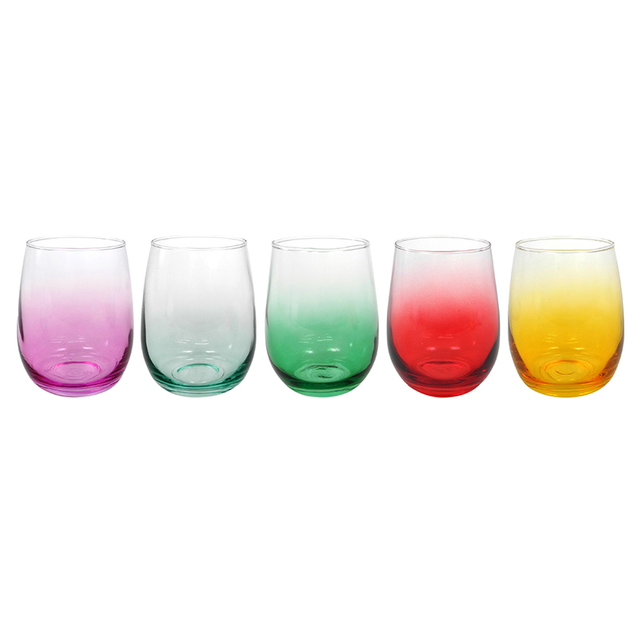 Colored Gradient Glass Egg Cup YD-CUP-091