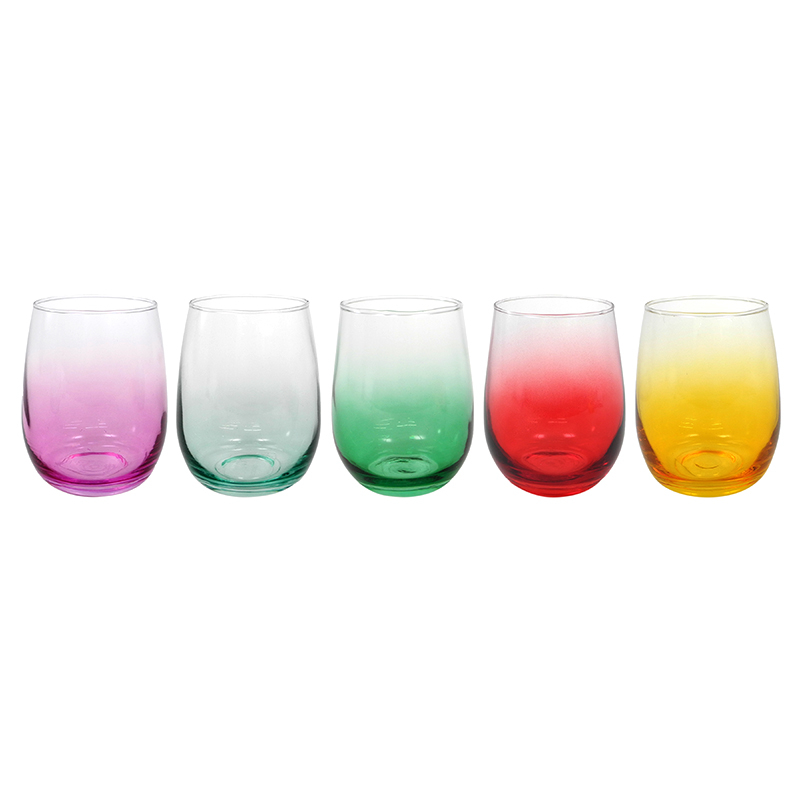 Colored Gradient Glass Egg Cup YD-CUP-091