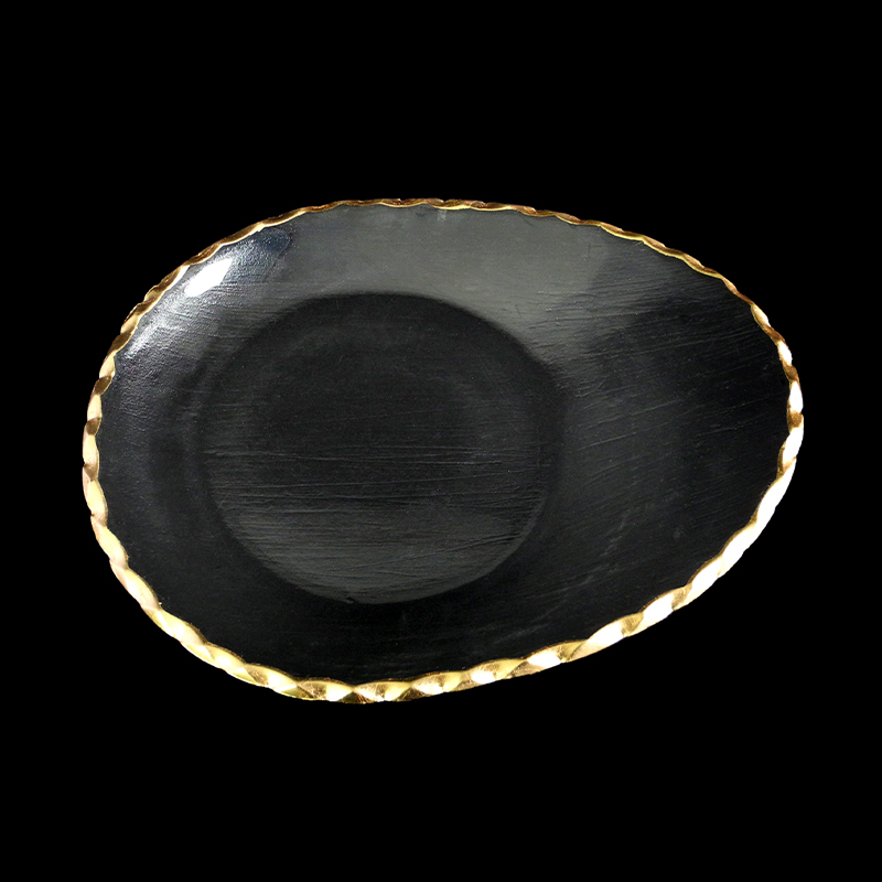 Special-shaped Gold-painted Hot Bending Plate YD-HBP-006