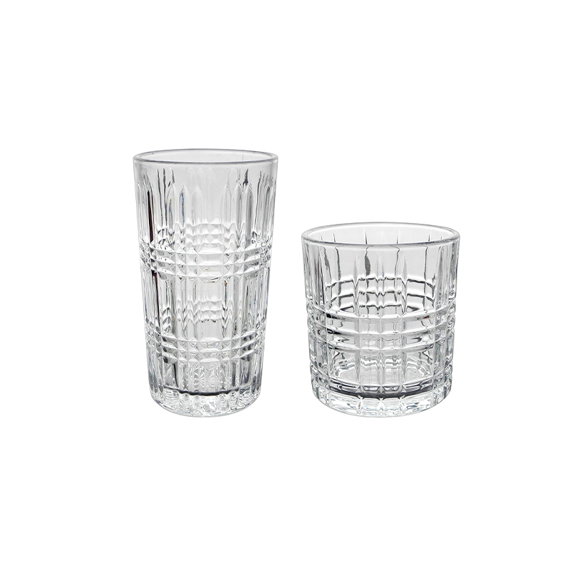 Line Pattern Glass YD-CUP-051