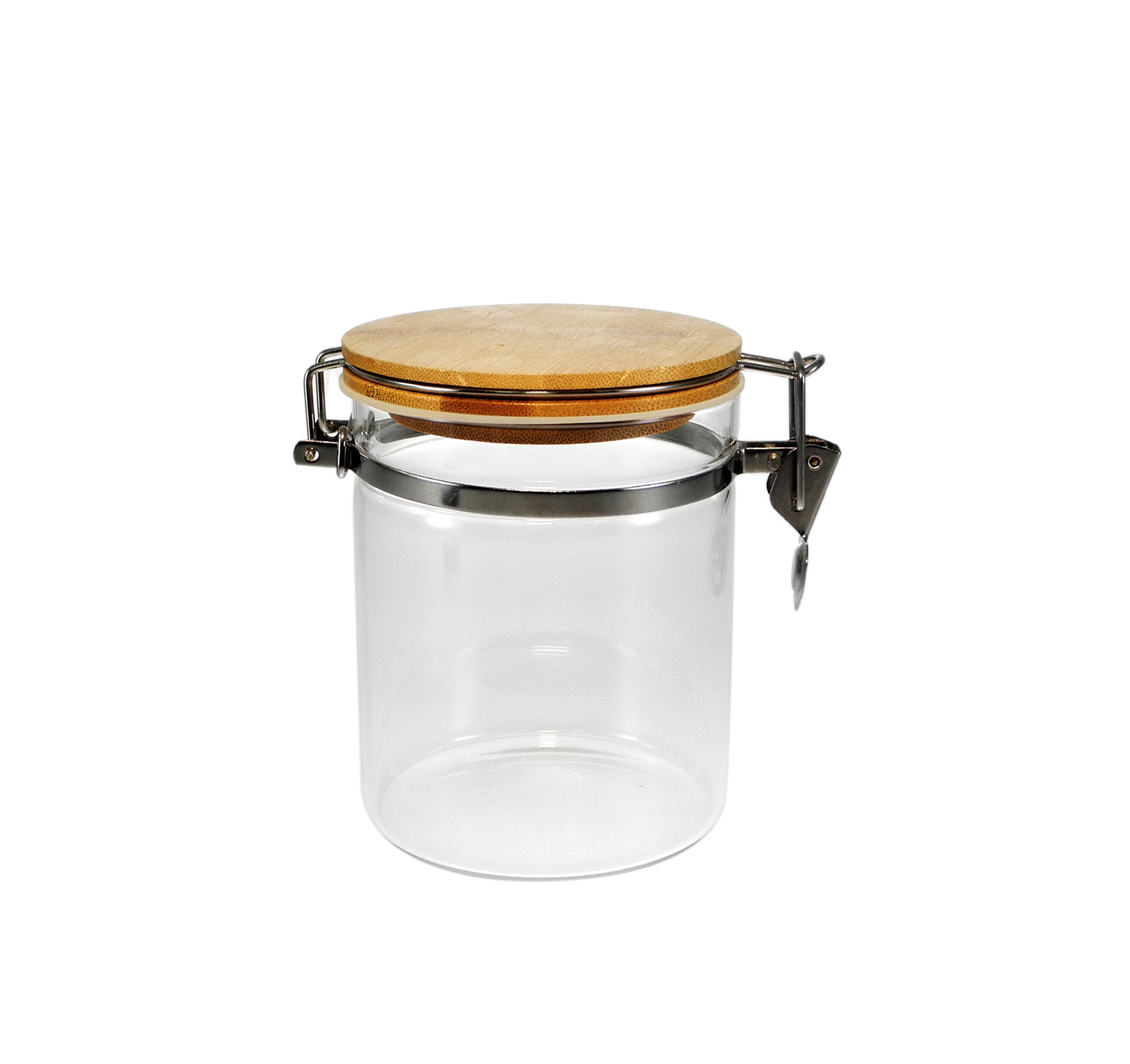 Wooden Sealed Cover with High Borosilicate Glass Storage Tank YD-STJ-106