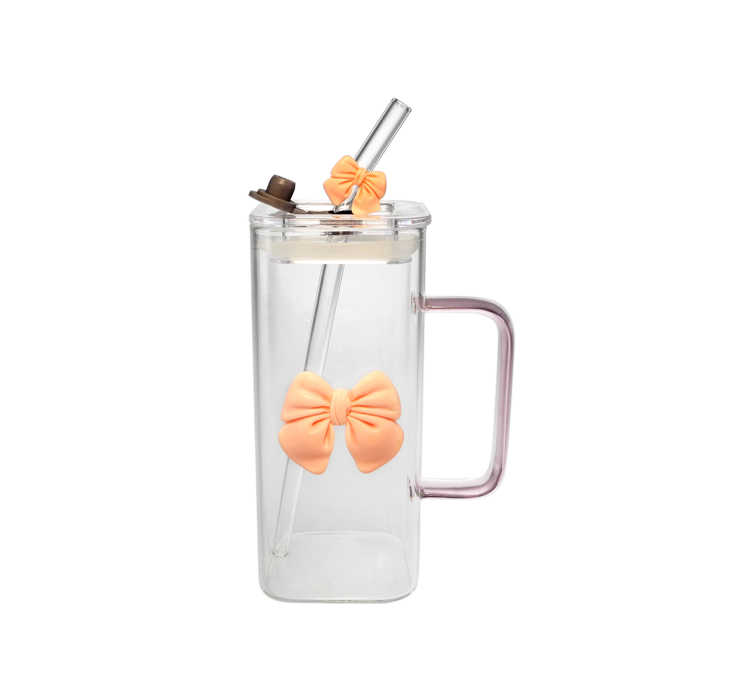 External Clip-on Straw Glass with High Borosilicate Glass YD-CPU-120