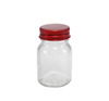 Different Colored Stainless Steel Lids for High Borosilicate Glass Storage Jars YD-STJ-154