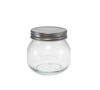 Round Polished Silver Stainless Steel Lid for High Borosilicate Glass Storage Jar YD-STJ-137