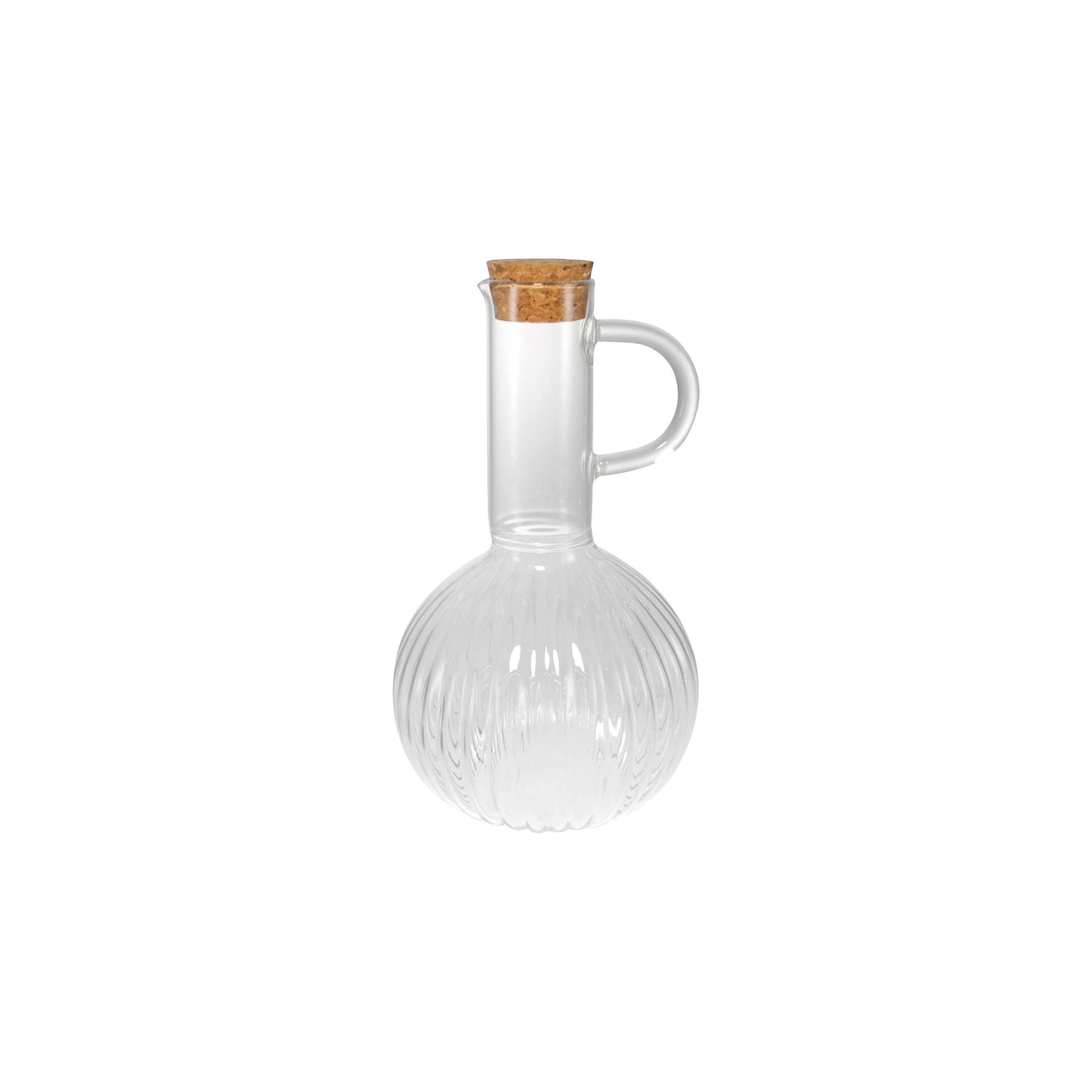 Vertical Striped Borosilicate Glass Kettle YD-KEL-001