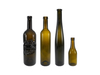 Cylindrical Glass Wine Bottle with Embossed Design YD-BOW-008