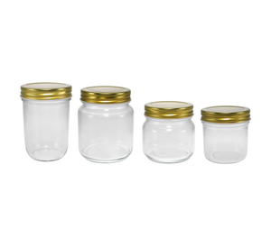 Polished Glass Storage Jars in Various Shapes Made of High Borosilicate Glass YD-STJ119