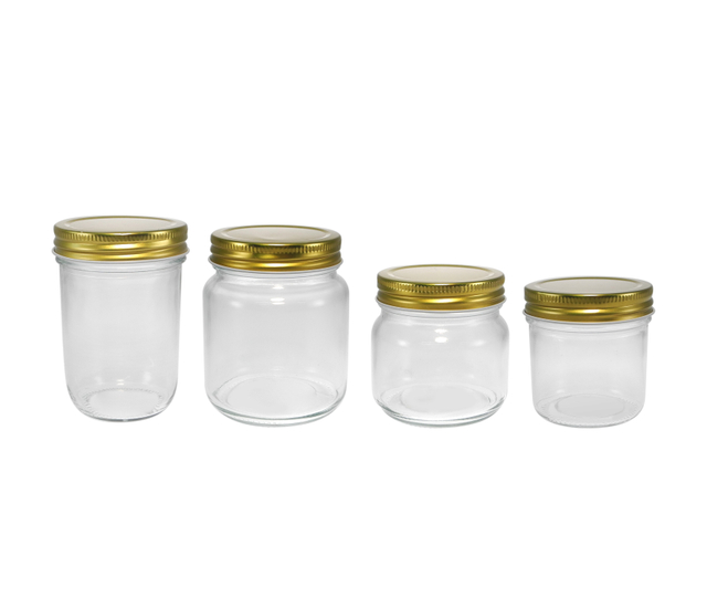 Polished Glass Storage Jars in Various Shapes Made of High Borosilicate Glass YD-STJ119