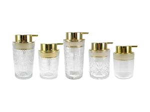 Glass Relief Stainless Steel Pressing Head Bathroom Bottle YD-BC-031