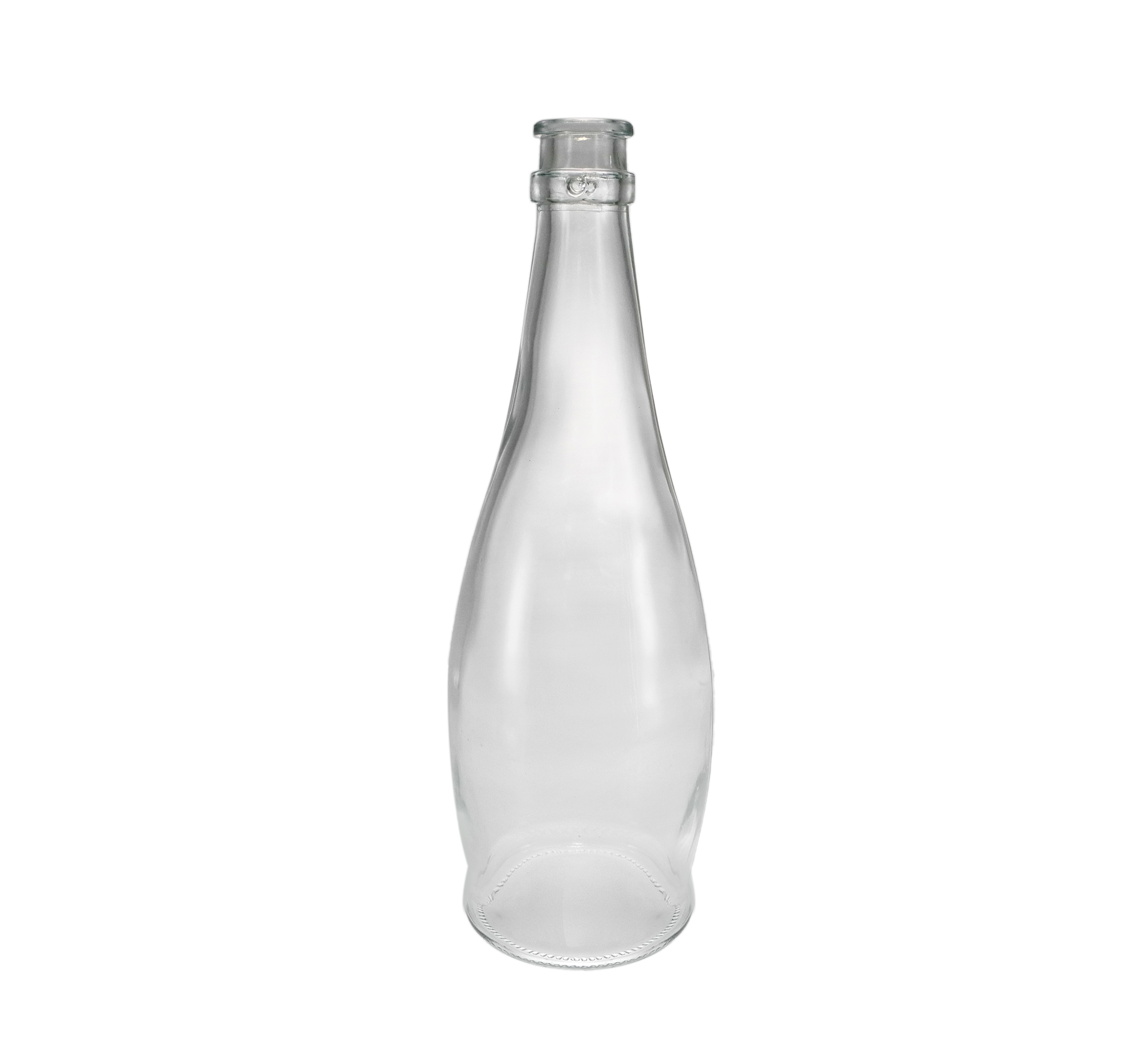 Cylindrical Transparent Glass Wine Bottle YD-BOW-015