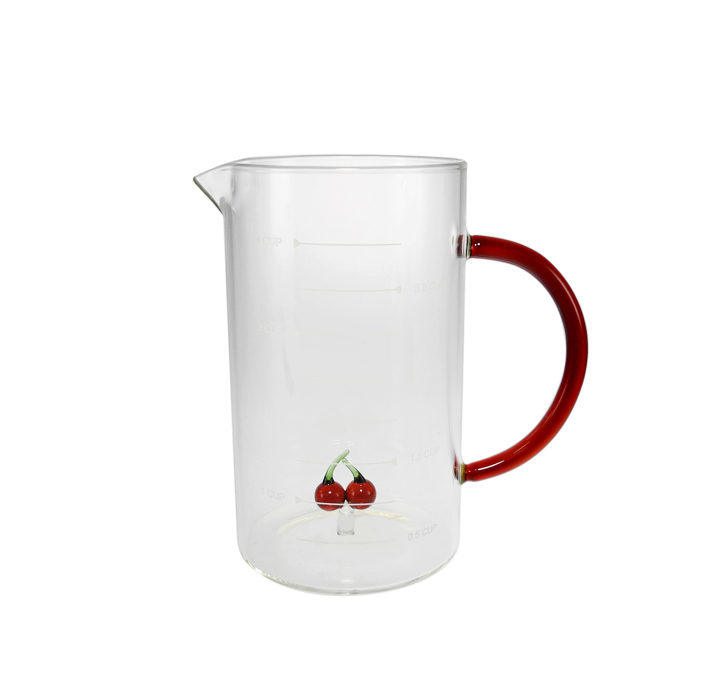 Special-shaped Cup Holder with High Borosilicate Glass Cup YD-CPU-128