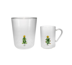 Internal Christmas Tree Ornaments Made of High Borosilicate Glass Cups YD-CPU-130