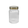 Relief-patterned High Borosilicate Glass Storage Jar YD-STJ-126