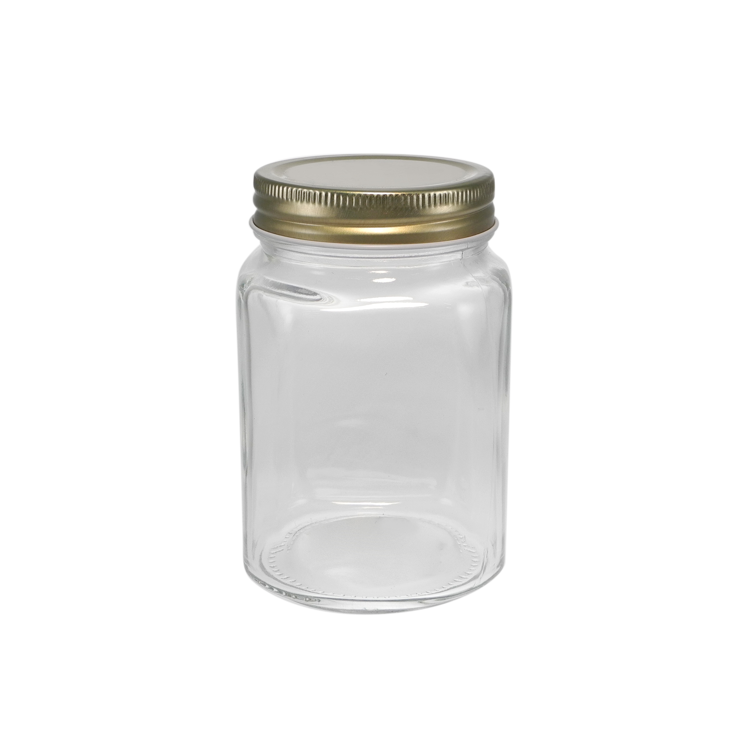 Relief-patterned High Borosilicate Glass Storage Jar YD-STJ-126