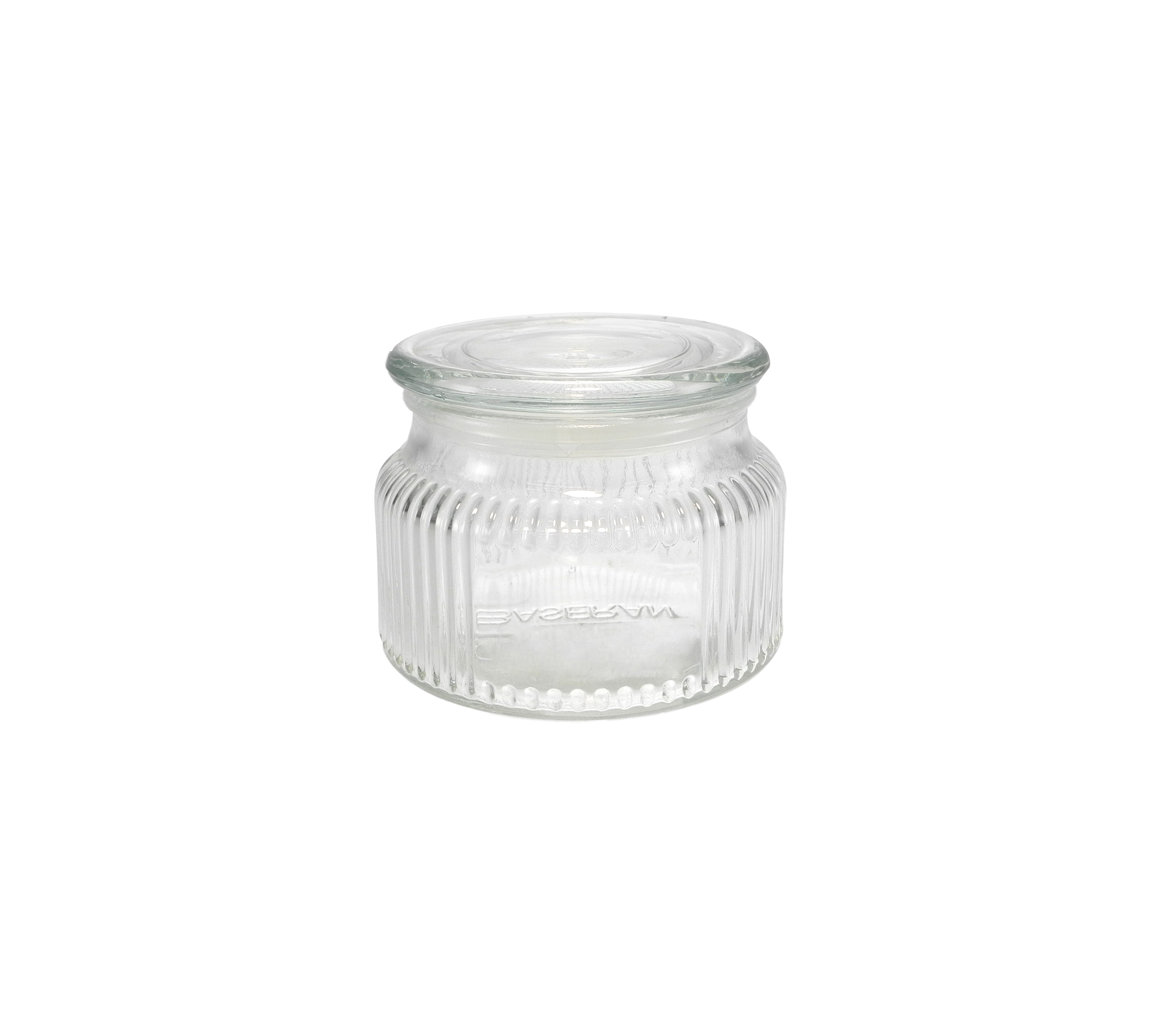 Striped Relief High Borosilicate Glass Storage Tank YD-STJ-174