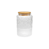 Relief-sealed high borosilicate glass storage jar YD-STJ-081