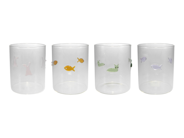 Small Animal-shaped Borosilicate Glass Cup YD -CUP-134