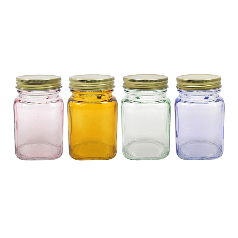 Square Spray-painted Storage Jar YD-STJ-051