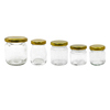 Exposed Material Gold-covered Storage Jar YD-STJ-055