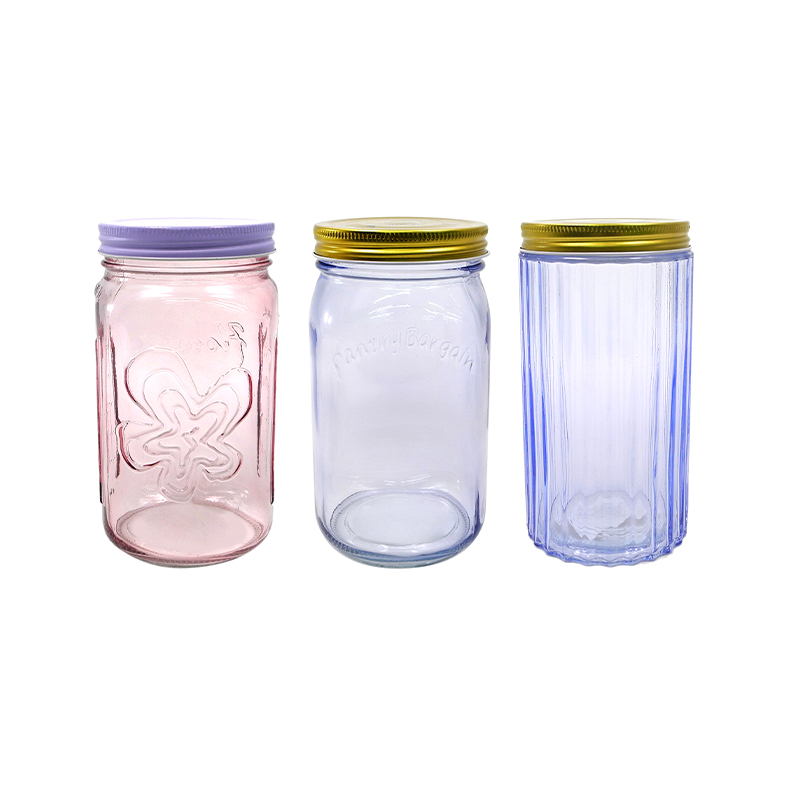 Painted Glass Storage Jar YD-STJ-047 