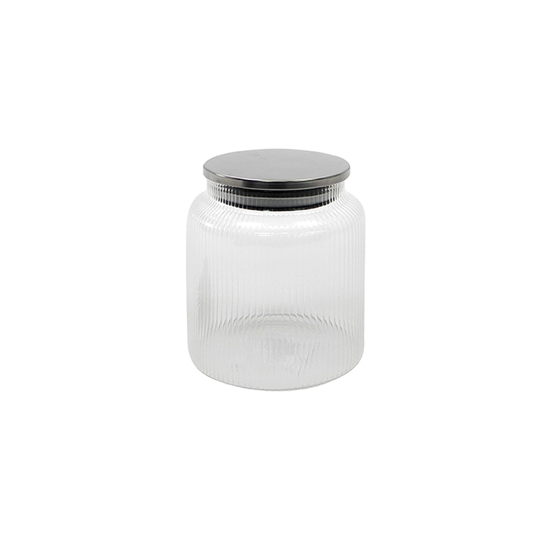 Silver-lipped Striped Storage Jar YD-STJ-071