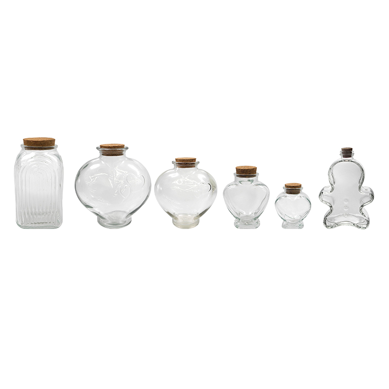 Wooden Stopper Glass Storage Jar YD-STJ-064