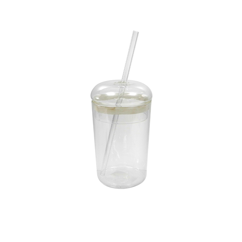 High Borosilicate Glass Straw Cup YD-CUP-080