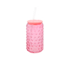 Textured Spray-colored Glass Straw Cup YD-CUP-082
