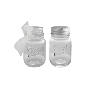 Embossed Glass Storage Jar YD-STJ-036