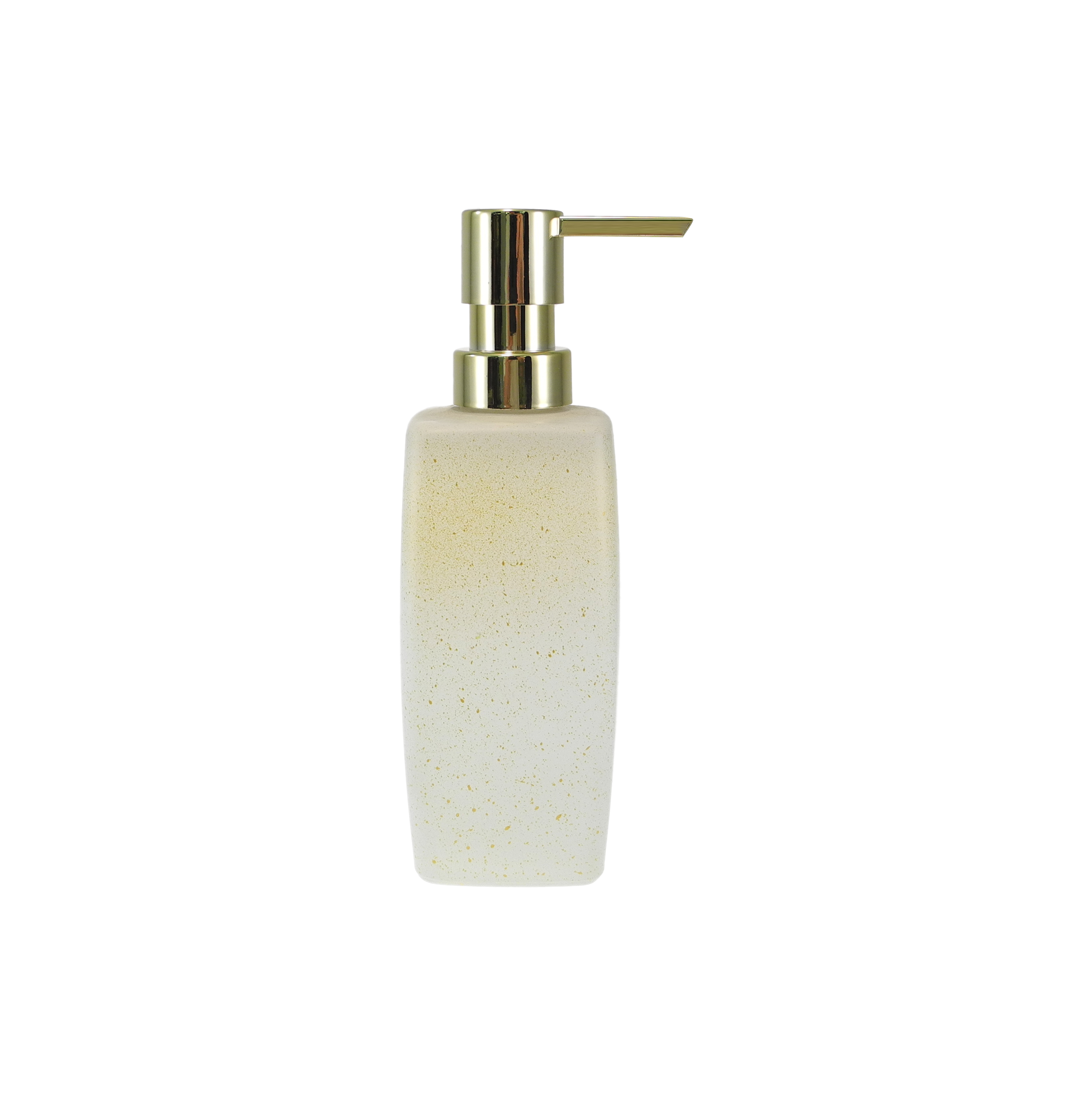 White Frosted Push-button Bathroom Bottle YD-BC-015